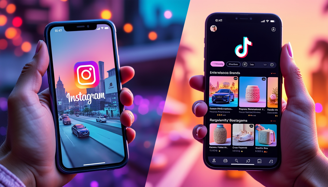 Instagram ou TikTok : Lequel est le meilleur choix pour valoriser votre marque ? découvrez sur notre article comparatif les avantages d'instagram et tiktok pour valoriser votre marque. analysez les caractéristiques, l'audience et les types de contenu pour faire le meilleur choix et optimiser votre stratégie marketing.