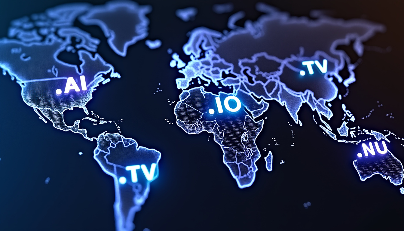 explorez l'histoire et la signification des extensions de noms de domaine .ai, .io, .tv et .nu : découvrez leurs origines, usages populaires et ce qui se cache derrière ces suffixes uniques du web.