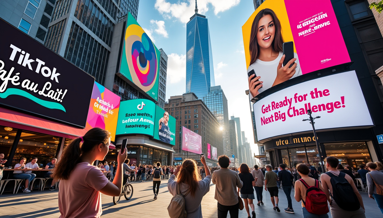 découvrez comment tiktok révolutionne la publicité extérieure avec des campagnes innovantes sur les panneaux d'affichage dans les rues. un nouveau moyen de connecter les marques et les utilisateurs dans l'espace public.