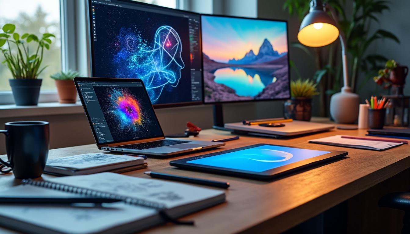 L'influence de l'ia sur les professions créatives : catalyseur d'innovations ou limite à la créativité ? 1 découvrez comment l’intelligence artificielle transforme les métiers créatifs : entre nouvelles sources d’innovation et défis pour l’expression artistique, cet article analyse les opportunités et limites de l’ia dans le secteur créatif.